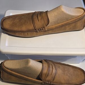Men Fashion Brown  Faux Leather Loafers